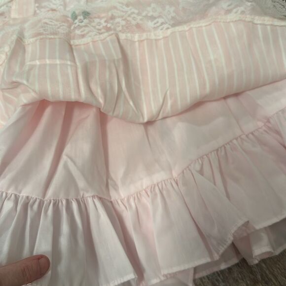 Vintage Bryan Pink Lace Dress Set - Picture 4 of 9